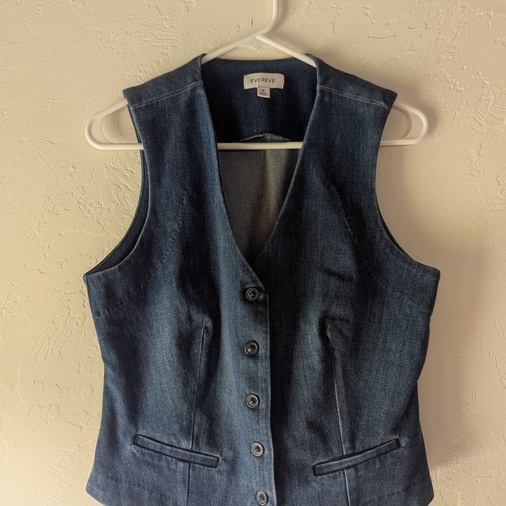 Evereve Sierra Blue Denim Vest